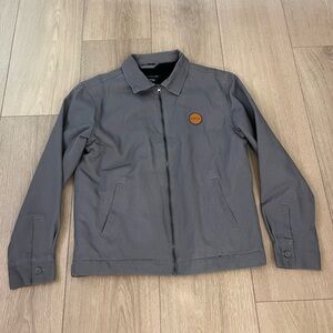 Matix Sherpa Lined Canvas Jacket Trucker Biker Full Zip Men's Size Medium